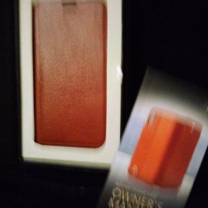 Longvadon Genuine Leather Bovine Phone Case For iPhone 7 Plus & 8 Plus - Mahogan